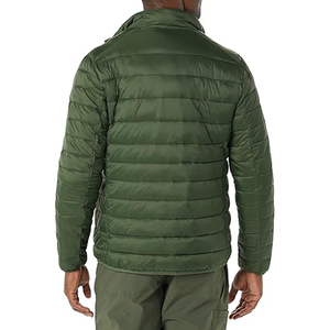 Veste matelassée pour homme de haute qualité, sur mesure, épaisse, manches longues, grande taille, coupe-vent, en toile, pour la randonnée hivernale - Product Image 6