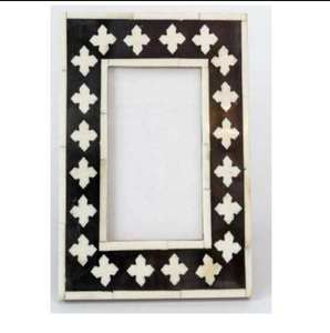 <b>Black</b> Brown White Resin Bone Inlay <b>Photo</b> <b>Frame</b> Handicraft Decorative Colored Colored <b>Frame</b> - Product Image 4