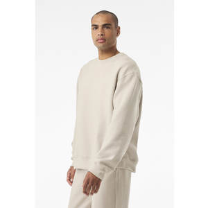 Cozy Unisex Crewneck <b>Sweatshirt</b> Bella + Canvas 3911 Midweight <b>Fleece</b> Pullover Winter Digital Printing for Custom or Blank Styles - Product Image 4