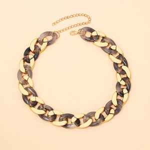 High Quality <b>Jewelry</b> Acrylic Chain Multicolor Personality <b>Stitching</b> Fashion for Women - Product Image 2