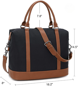 Bolsas de Viaje de Lona Impermeables con Cierre de Cremallera, Diseño Unisex de Espalda Suave, Multifuncionales para Uso Diario y al Aire Libre - Product Image 6