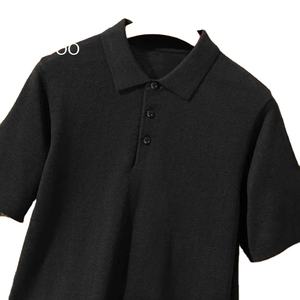 เสื้อยืดคอปกคอตตอนสำหรับผู้ชาย, เสื้อยืดสีพื้นแขนสั้นฟิตเนสวิ่งกีฬาฤดูร้อน - Product Image 4