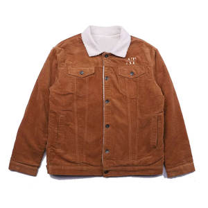 แจ็กเก็ตขนแกะสำหรับผู้ชายแบบถักกันน้ำระบายอากาศได้ดีสีพื้นฤดูหนาวปรับแต่งได้ - Product Image 1