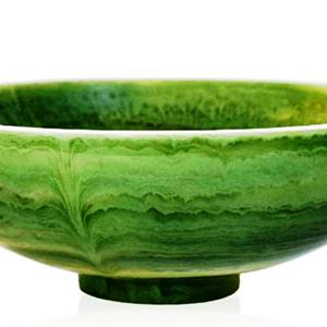 Bol à fruits en résine blanche polie à la main, lavable au lave-vaisselle, style moderne, art européen, écologique, origine indienne - Product Image 5