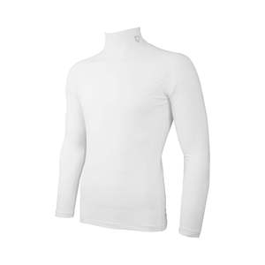Handee <b>White</b> Men's 100% Polyester Breathable Knitted Fabric Golf Shirts/Tops-<b>Polo</b> Collar Full Sleeve Comfortable Stylish Outfit - Product Image 2