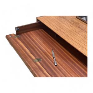 Cómoda de Madera Maciza de Estilo Escandinavo de Mediados de Siglo, Cómoda Moderna de Madera con Cajones y Escritorio para Almacenamiento en la Sala de Estar - Product Image 4