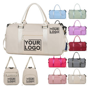 แผ่นหนังแท้สำหรับเดินทางกันน้ำได้มี6สีสำหรับใส่รองเท้าเล่นยิมสามารถแยกน้ำได้โลโก้ออกแบบได้ตามต้องการ - Product Image 1