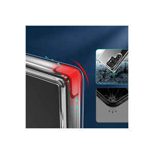 Coque de protection transparente en silicone mat anti-traces de doigts avec dos électroplaqué MRSA Forst pour Samsung Galaxy S22 Ultra - Product Image 6