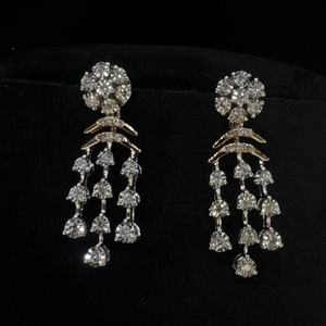 Ensemble collier en or 14K avec diamants naturels Bijoux de luxe élégants pour femmes - Product Image 3