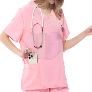 Conjuntos de Uniformes Médicos de Algodón de Alta Calidad, Fáciles de Usar, Diseño Ligero y Ecológico, Material Suave y Cómodo, Estilo Elegante para Uso Hospitalario - Product Image 5