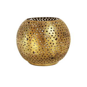 Bougeoir en métal de décoration de table de dîner de finition dorée de qualité supérieure - Product Image 5