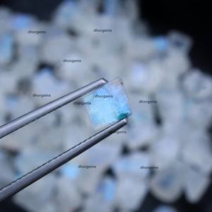 Pendientes de piedra de luna de alta calidad, piedra natural de meteoritos, espécimen de piedra natural, Gema natural - Product Image 4