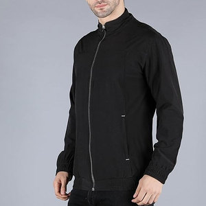 Chaqueta de gimnasio de alta calidad para hombres Algodón Poliéster Gimnasio Logotipo personalizado Chaqueta de hombre para venta en línea - Product Image 3