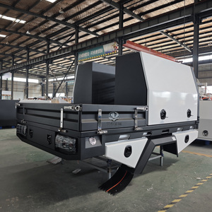 Heavy Duty Aluminum Ute Tray and Canopy System for <strong>4x4</strong> Pickups - Custom Flatbed with Integrated Toolboxes - Product Image 2