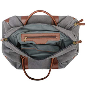 New Arrivals Durable Genuine Leather Zipper Duffle <b>Bag</b> Custom Large Travel <b>Overnight</b> Gym Sports with LOGO - Product Image 4