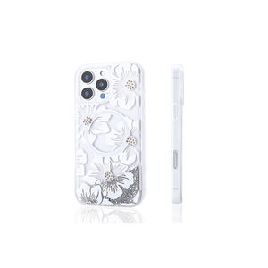 Coque en silicone imprimée avec paillettes liquides de luxe Netzy pour iPhone 14 Pro Max, transparente, antichoc, coque arrière souple en PC, A53 - Product Image 5