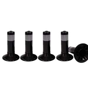 Borne de délimitation flexible 30 x 8 cm noire, lot de 5 – Outil de contrôle des foules - Product Image 1