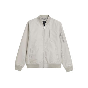 Blouson d'aviateur imperméable personnalisé OEM pour hommes motif surdimensionné à col montant décoration vente en gros fabricant vêtements d'hiver enduits - Product Image 6