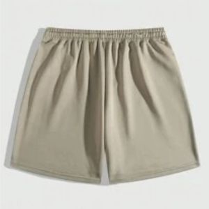 Pantalones Cortos de Baloncesto Ecológicos 100% Algodón con Cordón en la Cintura y Diseño de Letras Estampadas para Uso Escolar y Casual - Product Image 2