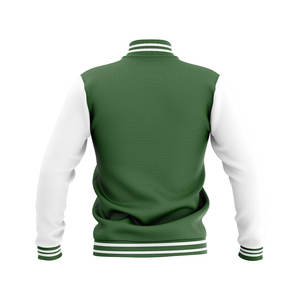 Veste universitaire en toile unie de haute qualité, personnalisée, unisexe, style streetwear printemps, vintage, broderie de serviette, col montant, formelle - Product Image 2