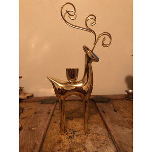 Hecho de portavelas de metal Portavelas de Reno dorado para proveedores de restaurantes de hoteles en casa a un precio asequible - Product Image 5