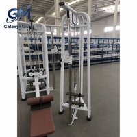 Máquina de entrenamiento multifuncional comercial de 4 estaciones con cable cruzado y pila de pesas para gimnasio