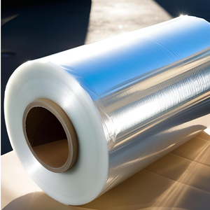 Rollo de envoltura retráctil reciclable de alta calidad, envío rápido sin imprimir de grado industrial para embalaje de compras seguro - Product Image 2