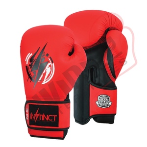 ถุงมือชกมวยไทย MMA ออกแบบเองได้ ระดับมืออาชีพ พร้อมที่จับมือ หนัง PU ปิดแบบตีนตุ๊กแก ป้องกันขั้นสูงสุด - Product Image 1