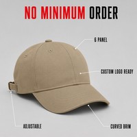 Gorra de Béisbol Bordada Personalizada, 6 Paneles, Sarga de Algodón, Visera Curva, Ajustable, Unisex, para Promociones al Aire Libre