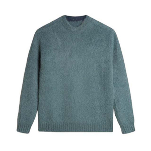 Pull en mohair pour hommes Qualité supérieure Respirant Durable Confortable Conception personnalisée Logo personnalisé Meilleurs chandails en mohair pour hommes - Product Image 6