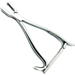 Fórceps de sujeción de hueso de alta calidad Dall Finish 10 "Mordaza ajustable con fijación de rosca fórceps de sujeción de hueso de acero metálico - Product Image 2