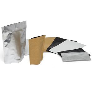 Aluminum Plating <b>Zip</b> Top Stand-Up <b>Pouches</b> for Food Storage for Convenient and Secure Preservation - Product Image 1