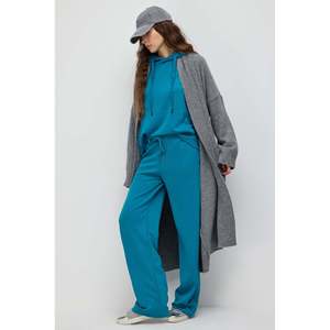 Pantalones Deportivos de Mujer de Pierna Ancha, Cintura Ajustable, Tacto Suave, 100% Poliéster - Product Image 2