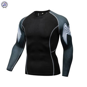 Nouvelle Arrivée de Haute Qualité Logo Personnalisé Casual Rash Guards pour Hommes Top-Graio Gym Fitness Wear - Product Image 4