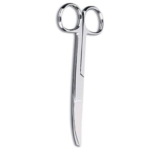 Tijeras quirúrgicas de acero inoxidable rectas y curvas para uso médico y de primeros auxilios - Product Image 5