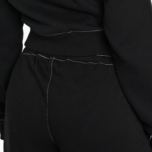 High Quality Women Hoodie With <b>Cropped</b> <b>Zip</b> <b>Up</b> Closure With Contrasting Stitching Detail Full Sleeves Design for Bulk Buyers 2026 - Product Image 6