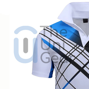 Camisas de Hombre al por Mayor, Nuevo Diseño Personalizado, Patrón Sólido, Tejido de Poliéster, Secado Rápido, Ropa Casual de Calle, Golf - Product Image 5
