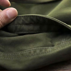 Shorts d'été décontractés pour hommes, respirants, coupe-vent, en coton, couleur unie, taille haute élastique, logo personnalisé, tailles XS à 6XL - Product Image 3