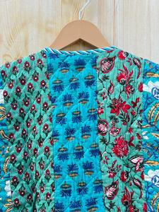 100% Cotton Handmade Bohemian Quilted Knitted Coat for Women Vintage Style <b>Hippie</b> Patchwork Vest Embroidered Pockets Breathable - Product Image 5