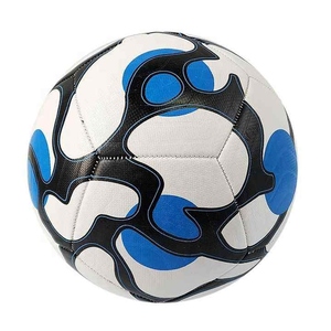 Balón de Fútbol de Cuero PU de Tamaño Normal con Logotipo Personalizado, Cosido a Máquina, para Entrenamiento y Partidos, Venta al por Mayor OEM - Product Image 4