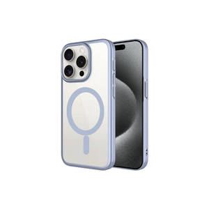 Coque Netzy Matte pour Magsafe pour iPhone 15 Pro, charge sans fil et protection antichoc, coque de téléphone portable en polycarbonate rigide compatible - Product Image 1