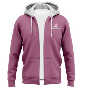 Wholesale Heavy Weight Premium Top Quality Men Zipper Hoodies Custom Made Size Breathable Men Full Zip <b>Hoodie</b> - Product Image 1