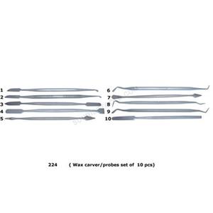 Cire sculpteur/sondes en acier inoxydable (lot de 10 pièces) - Product Image 1