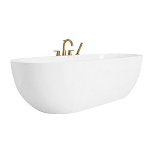 Baignoire autoportante Salvere FW-7702-60 - Moderne, durable, écologique, ovale, en acrylique, pour usage intérieur - Product Image 5