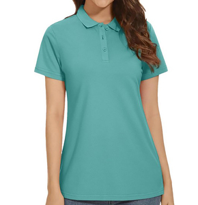Camiseta Casual de Manga Corta para Mujer, al por Mayor, Elegante, Personalizada, Tejida, 100% Algodón, 220 Gramos, Corte Regular, Sólida, Transpirable, de Secado Rápido - Product Image 5