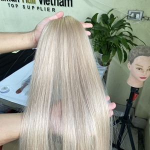 Extension de cheveux naturels 30 pouces — noble, mèches de qualité supérieure, Double Drawn blondes, couleur 60 # - Product Image 4