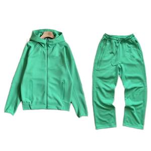 Custom 2-Piece Vintage 100% Cotton Summer Solid Jogging Set for Boys-High Quality Fleece Hoodies & <b>Sweatshirts</b> - Product Image 6