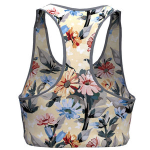 Soutien-gorge de sport à une épaule pour femmes, taille XL, soutien-gorge d'entraînement rembourré de grande taille avec doublure respirante en coton Spandex léger - Product Image 5