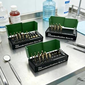 Kit de 24 Piezas de Fresas Dentales para Osteodensificación, Sistema de Implantes de Alveolotomía, Destornilladores, Brocas, Expansión de Crestas, Corte de Hueso - Product Image 1