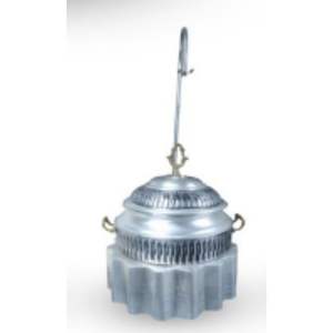 Silver Flower Cut Chafing Dish Elegant Stainless Steel <b>Buffet</b> <b>Server</b> for Hotels Catering & Home Use - Product Image 1